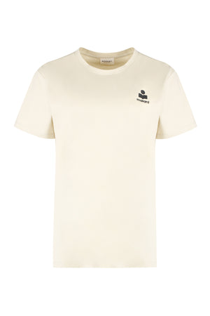 Aby cotton crew-neck T-shirt-0